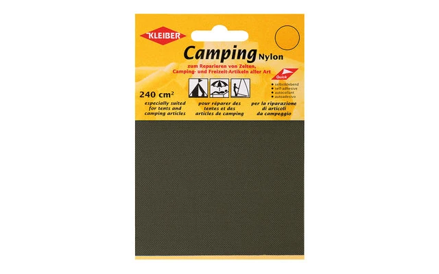 Kleiber Camping Nylon Reparaturflicken Khaki (2 Stück) â Bild 2