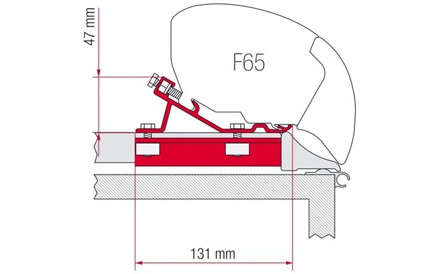 Fiamma F65/F80 Kit Mercedes Sprinter - VW Crafter (High Roof) â Bild 4