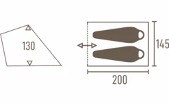 Tambu Yano Autodachzelt Für 2 Personen Braun