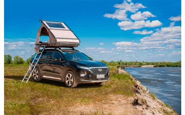 Tambu Yano Autodachzelt Für 2 Personen Braun â Bild 2