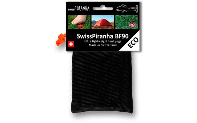 SwissPiranha BF90 Zelthering Schwarz 9,7 Cm Einzeln â Bild 5