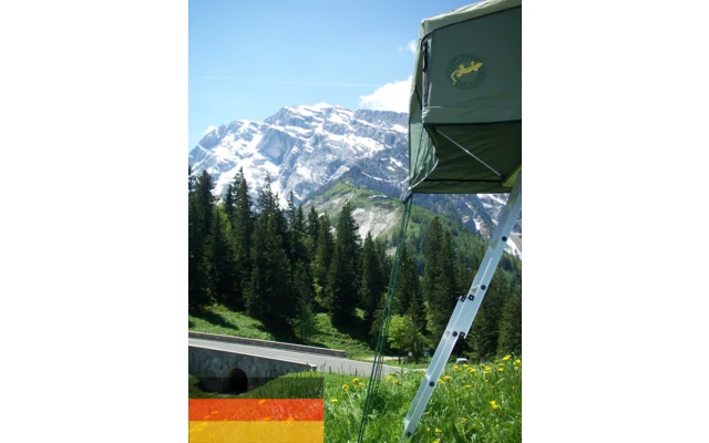 Gordigear Dachzelt 140 Plus Für 2 Personen Mit Vorzelt 140 X 320 Cm Grün â Bild 6