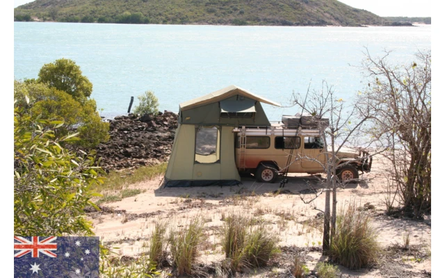 Gordigear Dachzelt 180 Plus Für 4 Personen Mit Vorzelt 180 X 320 Cm Grün â Bild 6