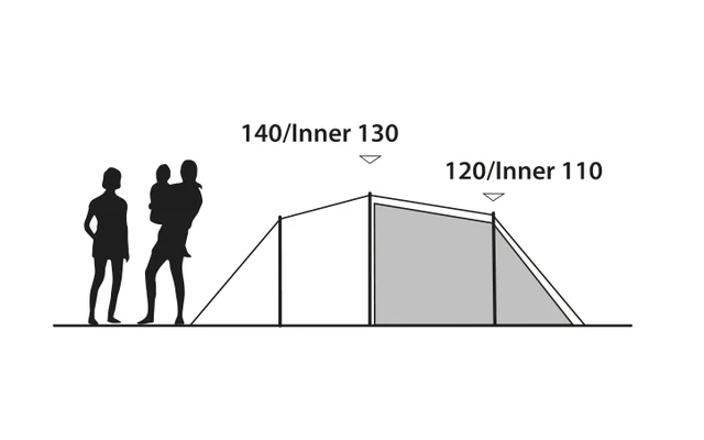 Outwell Earth 2 Doppelbeschichtetes Zelt â Bild 6
