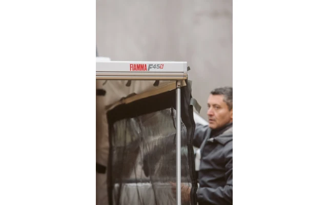 Fiamma F45s 260 Markise Für Rechtslenker VW T5/T6 Multivan/Transporter Tuchfarbe Royal Grey 260 Cm Gehäusefarbe Deep Black â Bild 3