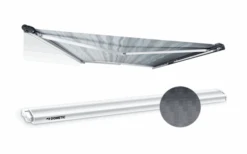 Dometic PerfectRoof PR 2000 Markise Tuchfarbe Horizon Grey Gehäusefarbe Anthrazit 3,5 M