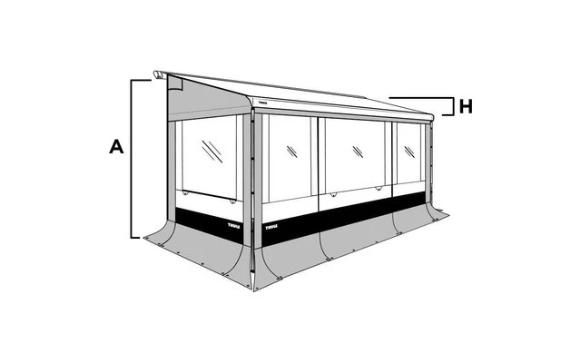 Thule Seitenwand Set Safari Residence G3 8000 â Bild 6